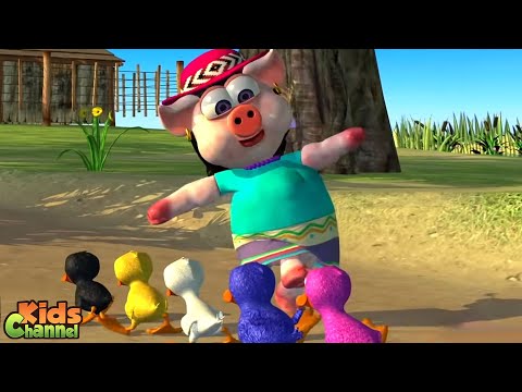 A Porquinha Foi Passear + Rimas Infantis e Vídeos Educativos Por El Reino