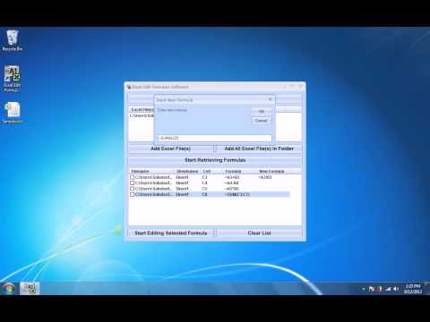Excel Edit Formulas Software