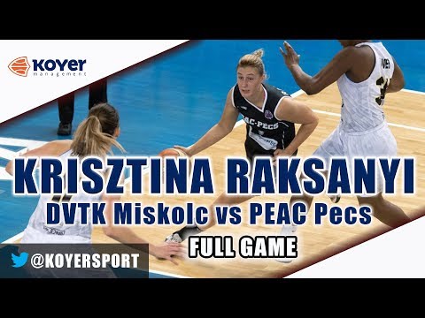 Krisztina Raksanyi 16pts/ 3FGP (5/9) - DVTK Miskolc vs PEAC Pecs - 2017/18 season