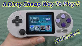 A Dirty Cheap $29,- Retro Portable Gaming Solution In 2023 😲 ! / SF2000 Data Frog