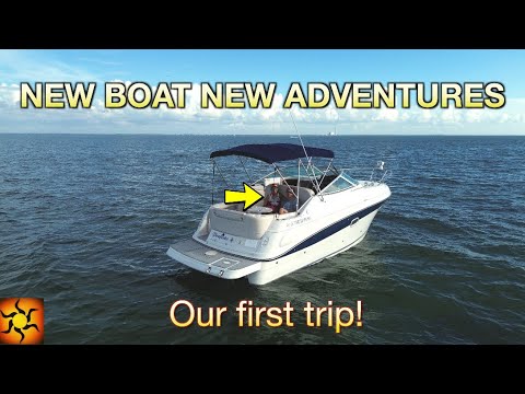 First Trip on Our New Cabin Cruiser! Dunedin to Sarasota on the Florida ICW