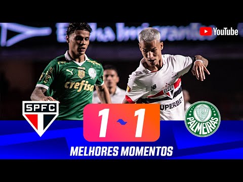 Gols e lances de São Paulo x Palmeiras