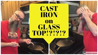 CAST IRON on a Glass Top Stove | HOW TO FRY an EGG in CAST IRON