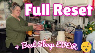 Full Reset Clean With Me 🧽 Cozy Homemaking + How I Finally Slept All Night!