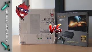 X-Game 600 in 1 VS. the X-Game Pro 800 in 1 Fake Xbox One Comparison