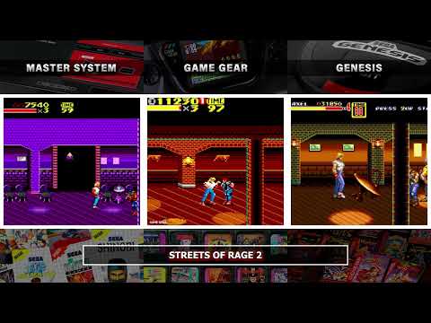 Sega Genesis vs Master System vs Game Gear | Streets Of Rage II
