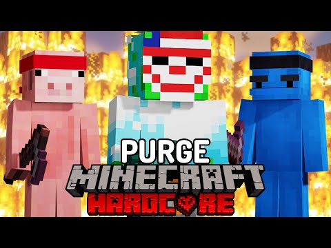 Ultimate Minecraft Showdown: Invisible Man vs. The Purge!