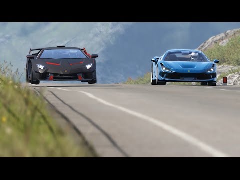 Ferrari F8 Tributo vs Lamborghini SC18 Alston at Highlands