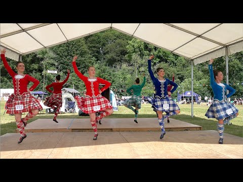 Highland Fling dancing competition 2023 Drumtochty Highland Games