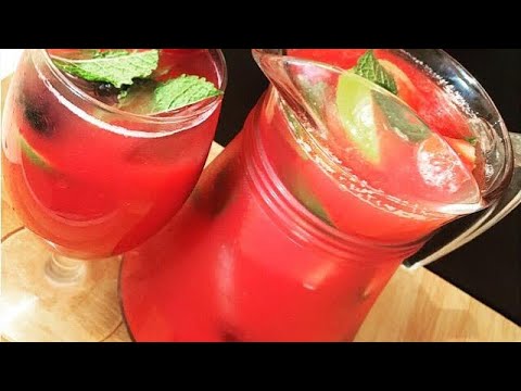 THE MOST REFRESHING FRUIT PUNCH | Fruit Juice | SUMMER 2019 Drink |Summer | Ice Cold Drink |Koolaid