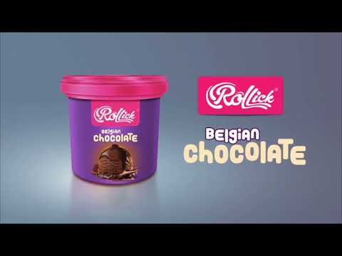 Belgian Chocolate ice cream - Lick, lick, Rollick!
