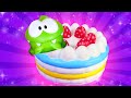 Om Nom and Play-Doh cake - Fun toys for kids
