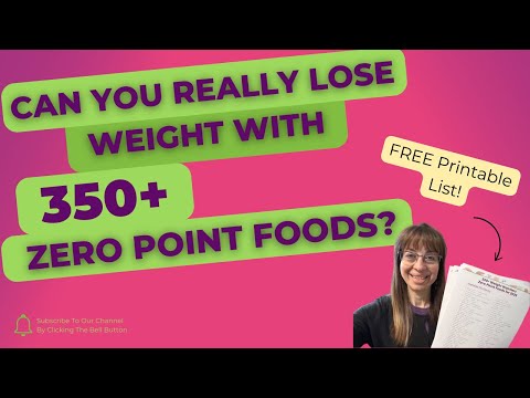 Can You Really Lose Weight with 350+ Zero Point Foods? 🍉🍇🍑