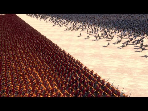 3000 SPARTANS vs 20000 FOOTMEN - Ultimate Epic Battle Simulator
