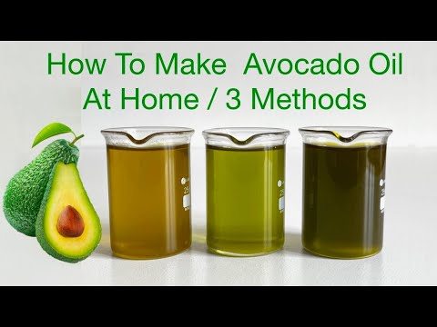 How To Extract Avocado Oil At Home / From Scratch (For...
