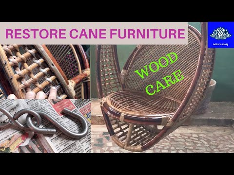 How to restore cane furniture | Bamboo swing care | how to care wood products | touchwood usage
