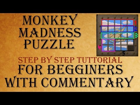 [OldSchool Runescape] Monkey madness puzzle guide! DONE EASY / LIVE COMMENTARY / STEP BY STEP!