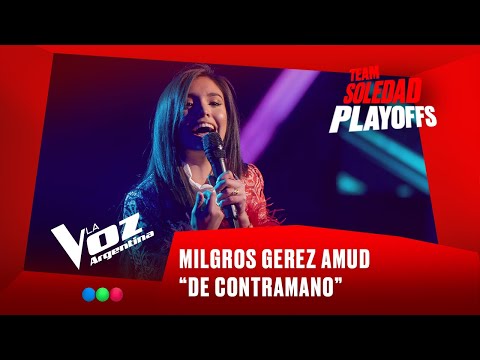 Milagros Gerez Amud - “De contramano” - Team Soledad - Playoffs - La Voz Argentina 2025