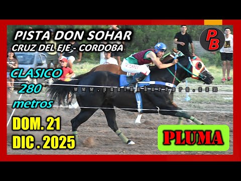 PLUMA: PISTA DON SOHAR - CRUZ DEL EJE, CORDOBA (21-12-2025)