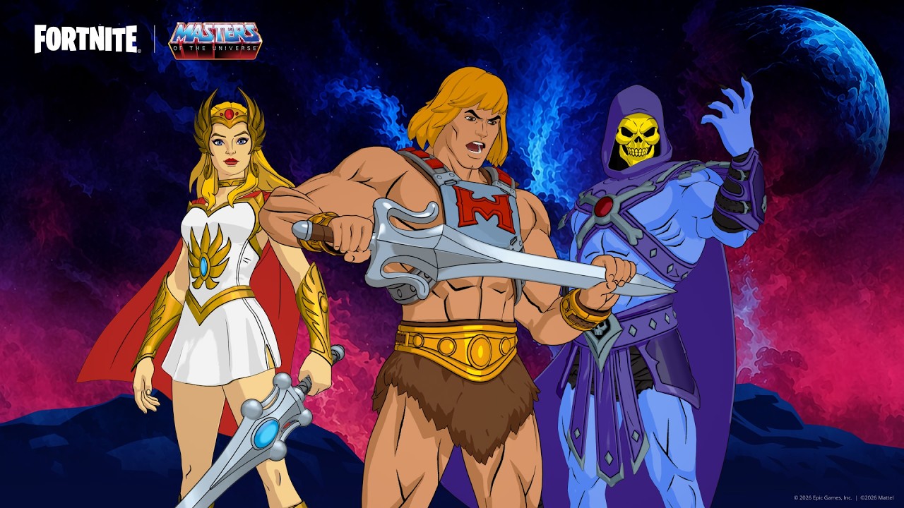 He-Man, Skeletor and She-Ra are coming to Fortnite!