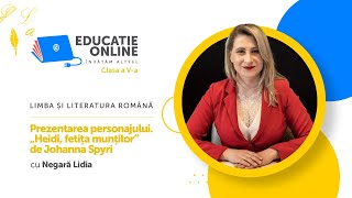 Prezentarea personajului. „Heidi, fetița munților” de Johanna Spyri