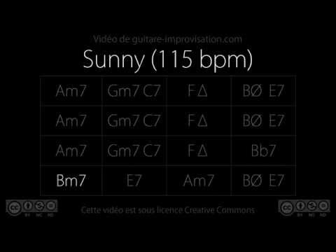 Sunny (115 bpm) : Backing Track