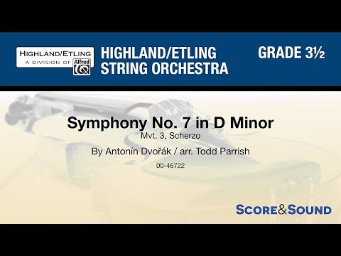 Symphony No. 7 in D Minor, arr. Todd Parrish – Score & Sound