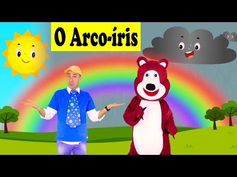 Arco-Íris ( Aprende as Cores e como se forma um Arco-Íris!) | Música Infantil - Prof. Idalécio