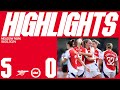 Miedema scores in farewell game ❤️ | HIGHLIGHTS | Arsenal vs Brighton & Hove Albion (5-0) | WSL