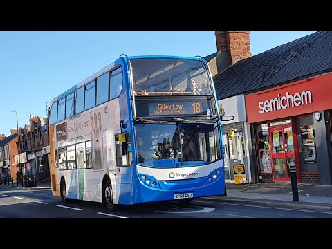 PULLED OVER THRASH: Route X34 | SP60DSO/19642 - Stagecoach North East: ADL Enviro 400