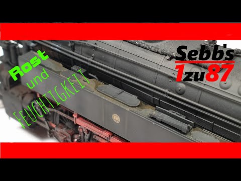 Ruß, Rost und Wasser an der Märklin BR 65 [ Dampflok - weathering Teil 4 ]