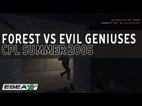 CS 1.6 Classic Throwback - Begrip f0rest vs Evil Geniuses at CPL Summer 2005