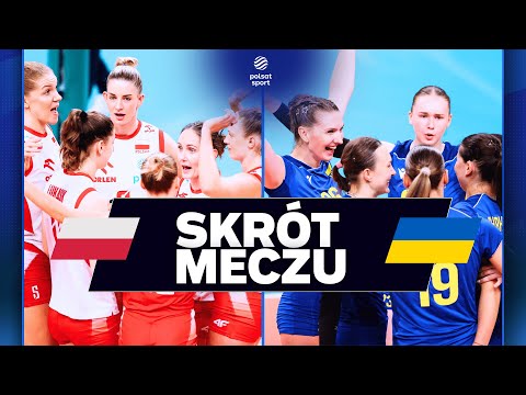 SKRÓT MECZU POLSKA - UKRAINA | Pewna wygrana Polek w towarzyskim sprawdzianie
