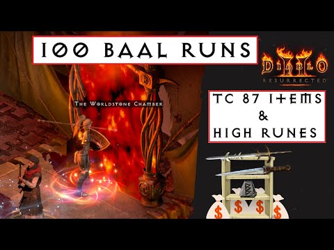 100 Baal Runs: Diablo 2 Resurrected | Loot Highlights