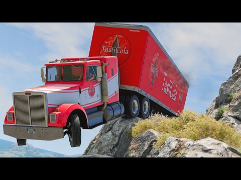 Cliff Drops Marathon #10 | BeamNG DRIVE | SmashChan