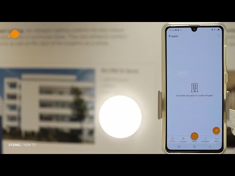How To | STEINEL CONNECT APP | 1. Projekt anlegen