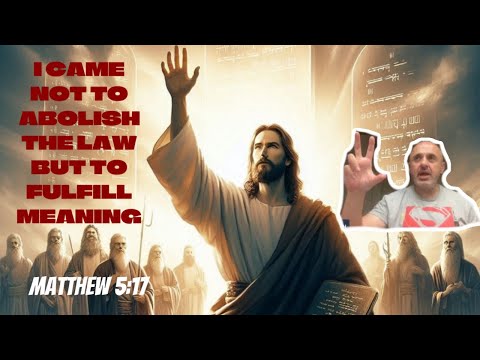 What Jesus meant by came NOT to ABOLISH the LAW but to FULFILL? Matthew 5:17 | @shamounian