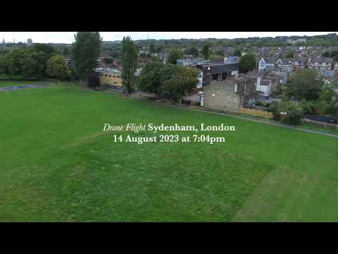 Drone Flight: Sydenham, London (August 2023)