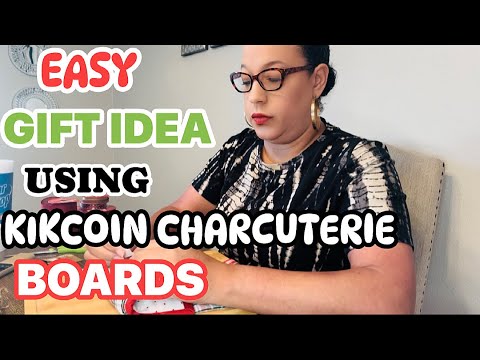 Easy DIY Gift Idea For The Holidays Using A Kikcoin Charcuterie Board