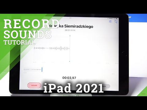 How to Record Sounds on iPad 9th Gen | Enable & Use Voice Recorder