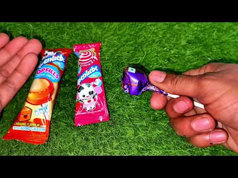 ASMR Most Popular Candys / some lots of colorful rainbow lollipop candy / unpacking chocolate wala