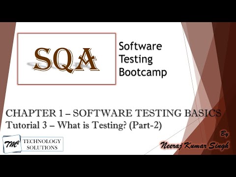Software Testing Bootcamp Introduction to the Course QA Training Software Testing Tutorials