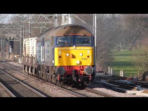 57002+57008 6K73 Acton Bridge 21/12/13