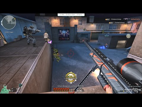 Crossfire West( Đột Kích Bắc Mỹ )2.0: Barrett-RustReaper Gameplay- Champion Dang