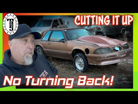 We Cut it up… no going back now!  //  Saving the Foxbody?  //  It’s Rough!