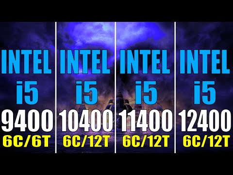 INTEL i5 9400 vs INTEL i5 10400 vs INTEL i5 11400 vs INTEL i5 12400 || PC GAMES TEST ||
