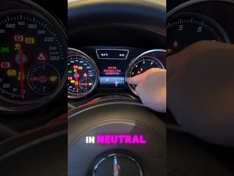 HOW TO MERCEDES NEUTRAL WITHOUT ENGINE ON #mercedes #benz #automobile #cars #ram #mercedesbenz #how