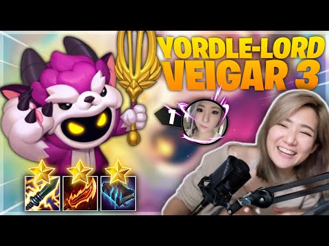 I HIT 3 STAR VEIGAR!! Golden Yordle Army (TFT Set 6 Gameplay) | Becca