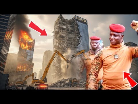 Captain lbrahim TRAORÉ demolished the only skyscraper where Burkina Faso's gold was stored.