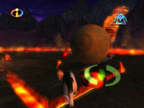 The Incredibles Video Game Walkthrough Part 8 - Volcanic Eruption